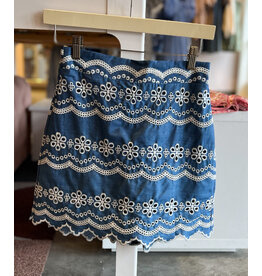 THML OCCHAVE EMBROIDERED DETAIL SKIRT