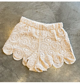 ALCMENE CIRCLES CROCHET SHORTS
