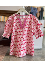 BELLINI GEO FLORAL TOP