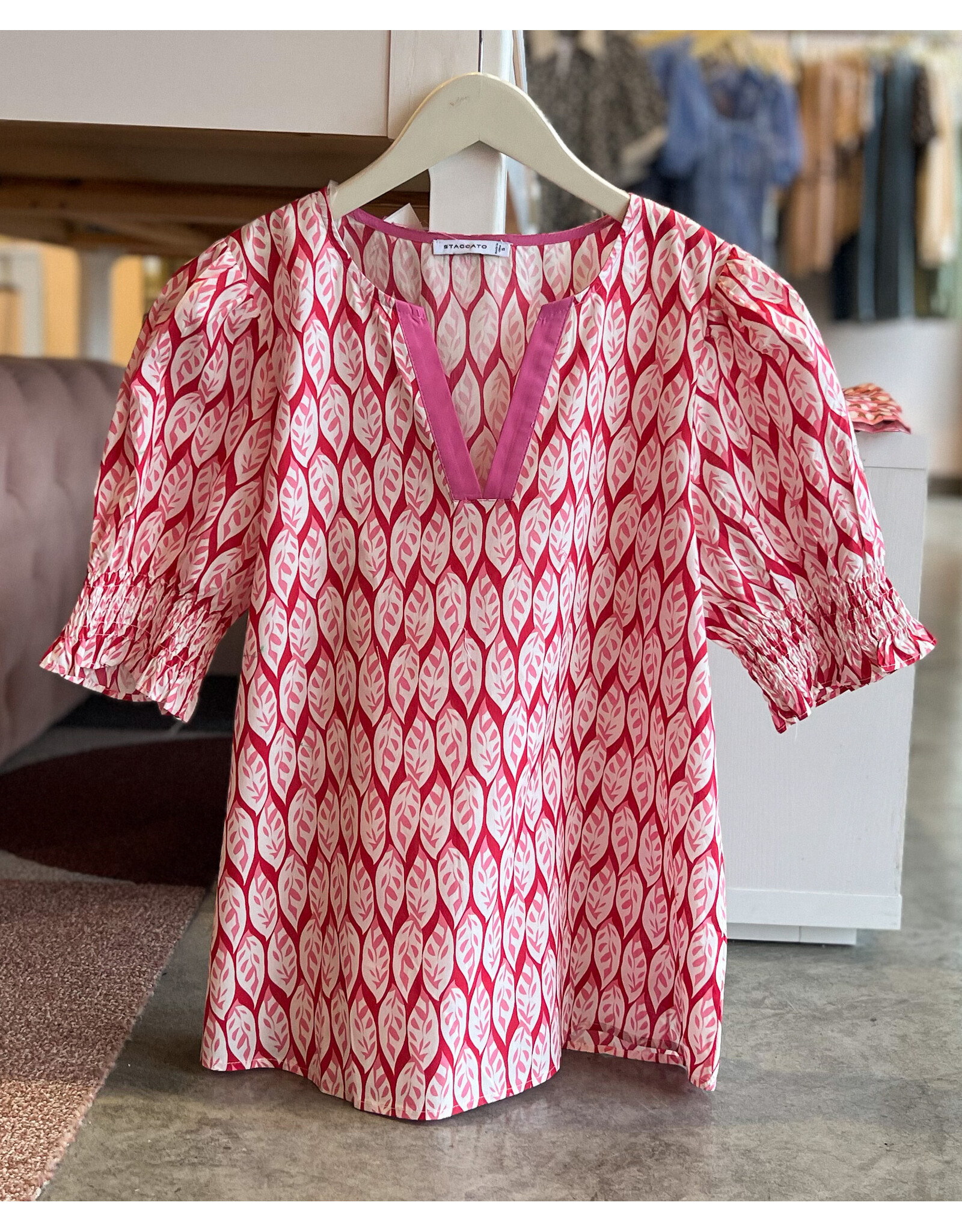 BELLINI GEO FLORAL TOP