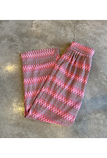 MOLLY BRACKEN DILEAS CHEVRON PRINT PANTS