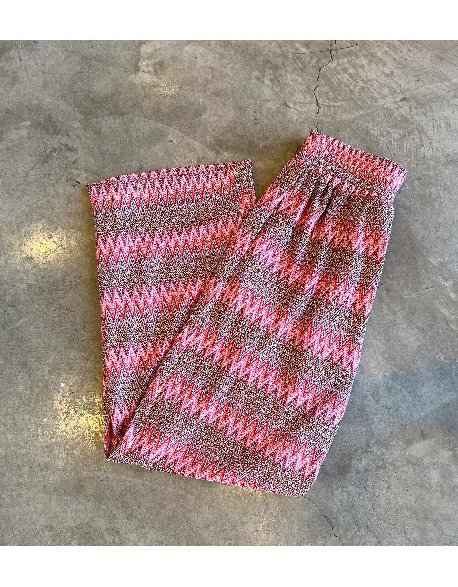 MOLLY BRACKEN DILEAS CHEVRON PRINT PANTS