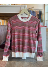 MOLLY BRACKEN GORDIE CHEVRON PRINT TOP