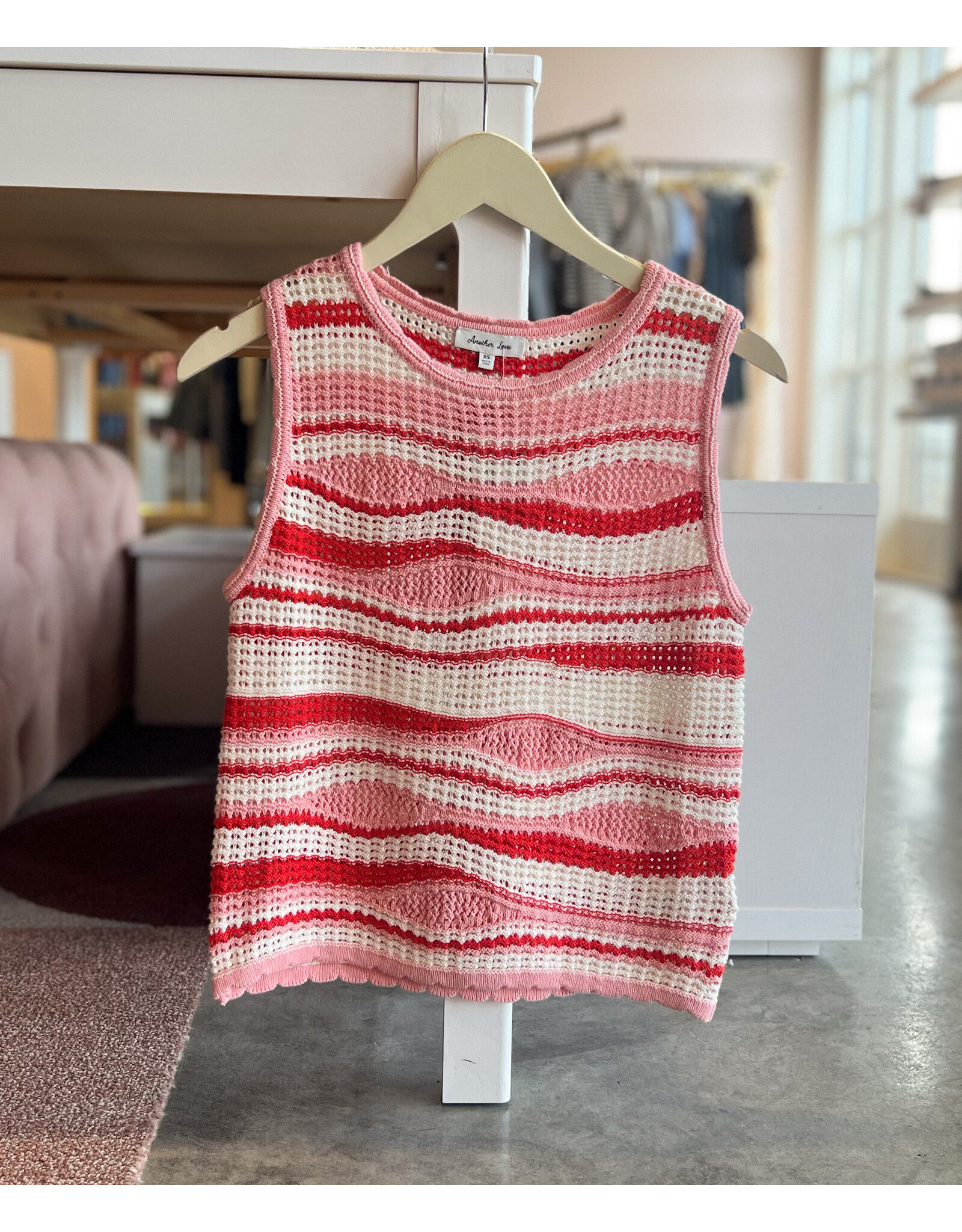 ANOTHER LOVE SYLVIE STRIPED TANK