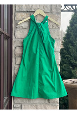 CHLOE POPLIN HALTER DRESS