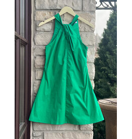 CHLOE POPLIN HALTER DRESS