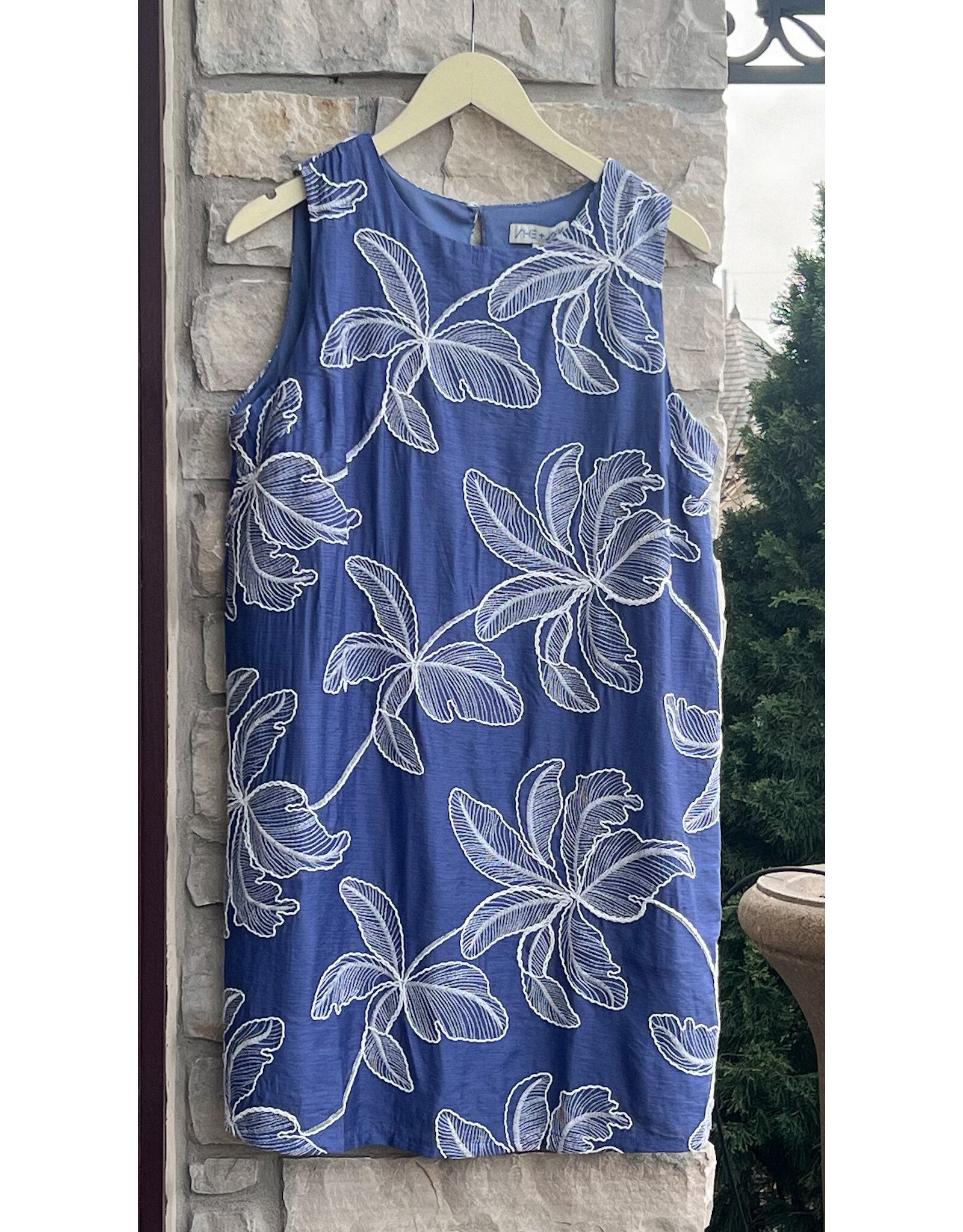 EBRU EMBROIDERED MINI DRESS