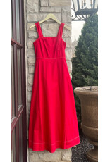 EAVON CONTRAST STITCHING DETAIL MAXI