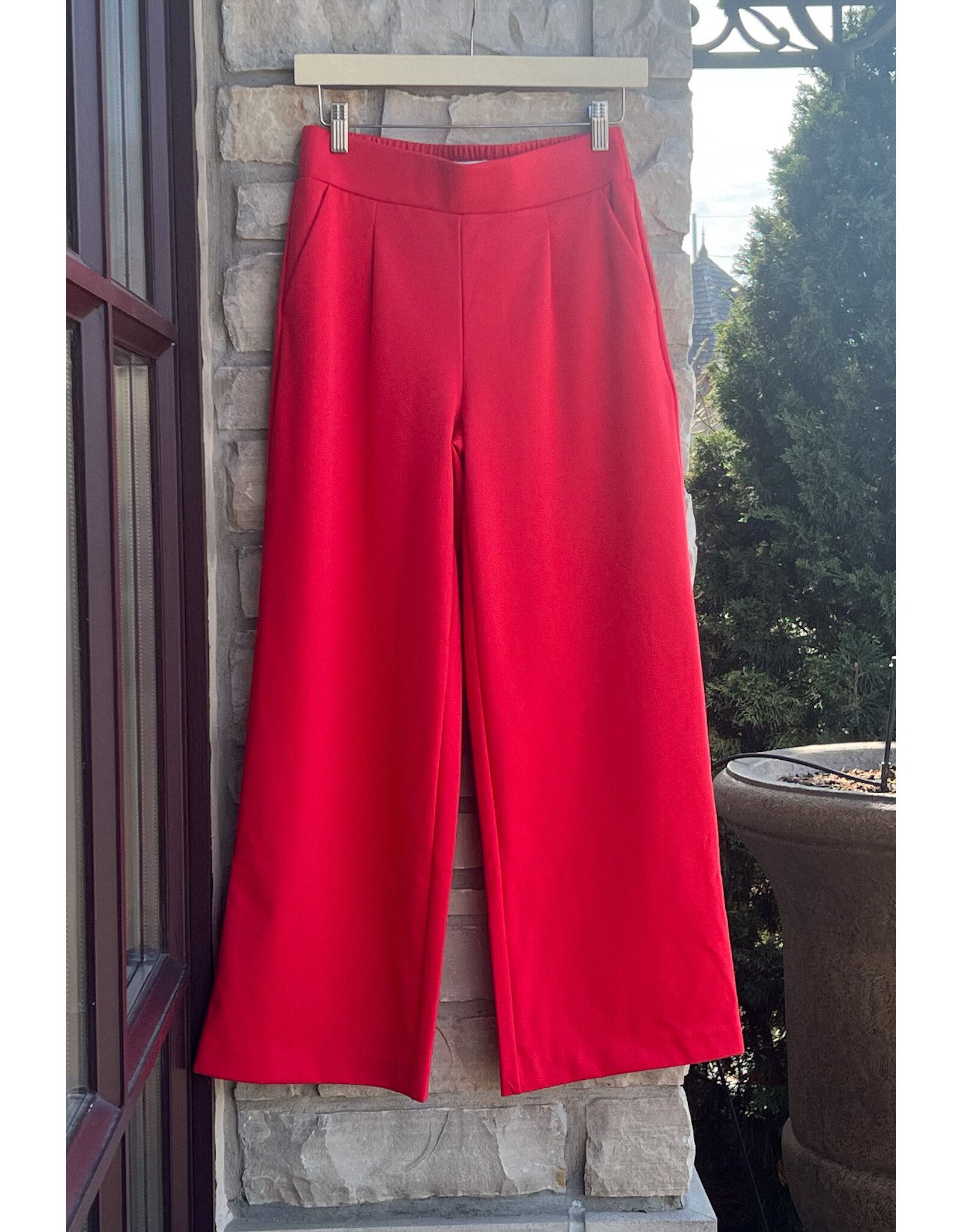 B. YOUNG BYRIZETTA WIDE LEG CROPPED PANT