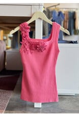 ARIADNE 3D FLORAL TANK TOP