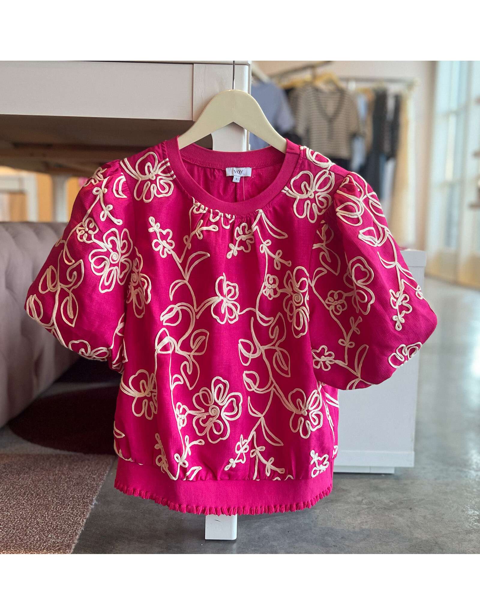 CASSIUS FLORAL BUBBLE TOP