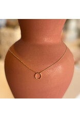 EZIO CIRCLE PENDANT NECKLACE