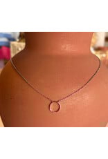 EZIO CIRCLE PENDANT NECKLACE