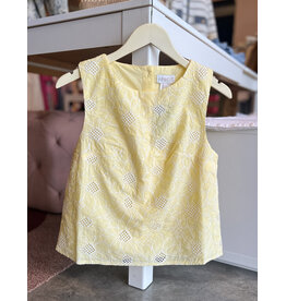 ALEKA EMBROIDERED SHELL TOP