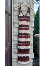 ARETHUSA CROCHET STRIPE MAXI