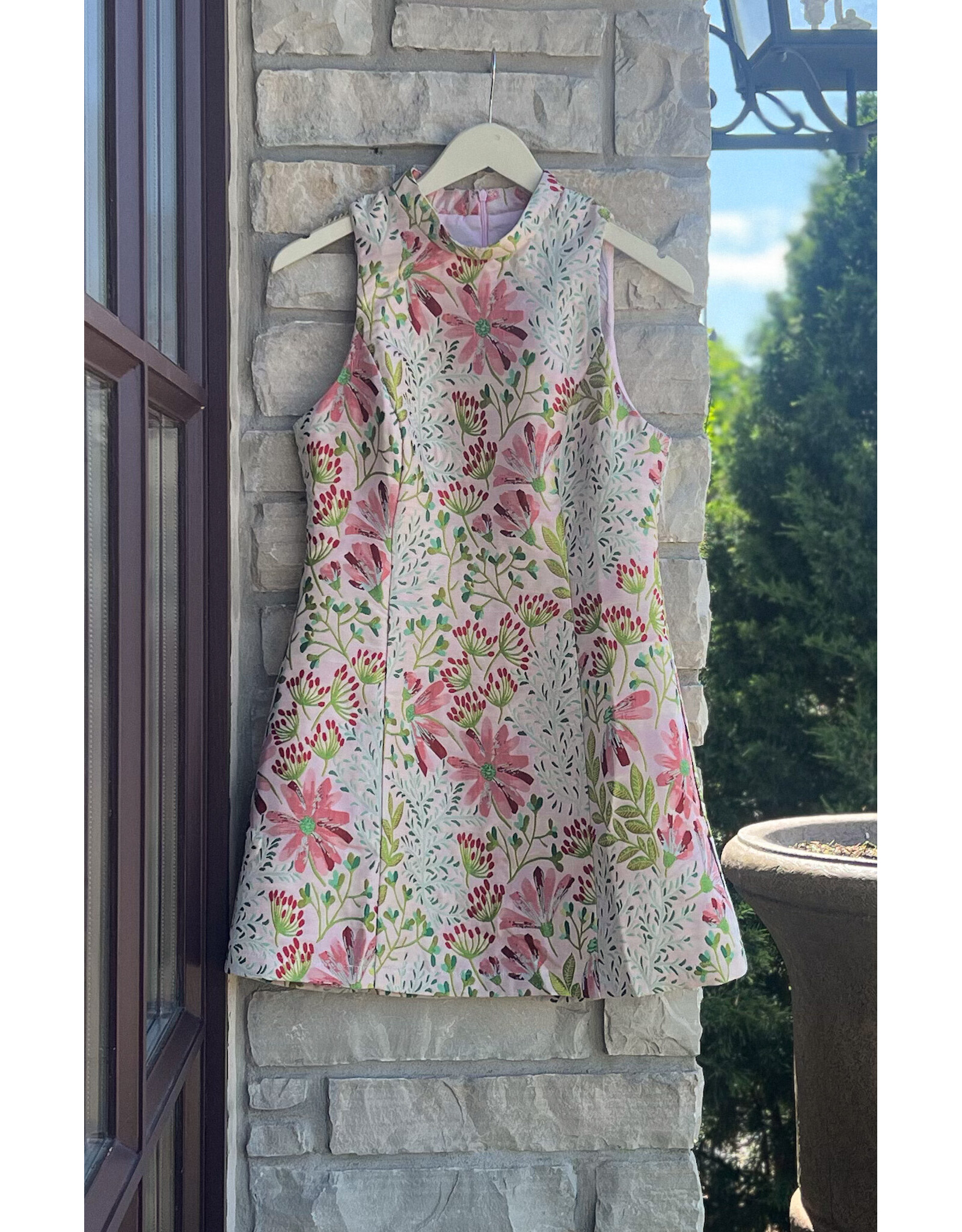 UPENDO HALTER FLORAL DRESS