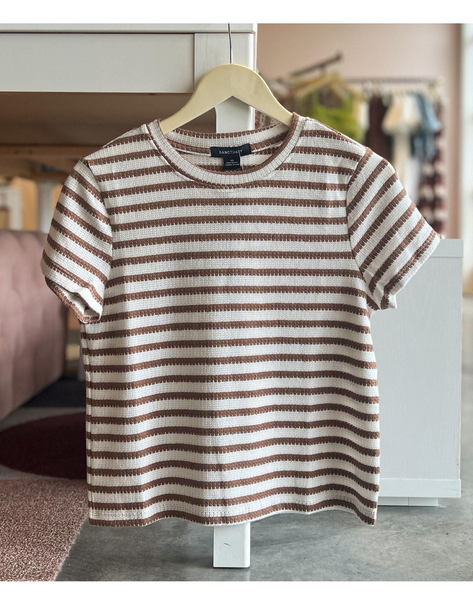 SANCTUARY RHOXANE PERFECT TEXTURED TEE