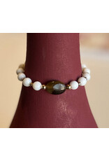 KODY TIGER'S EYE DISC BRACELET
