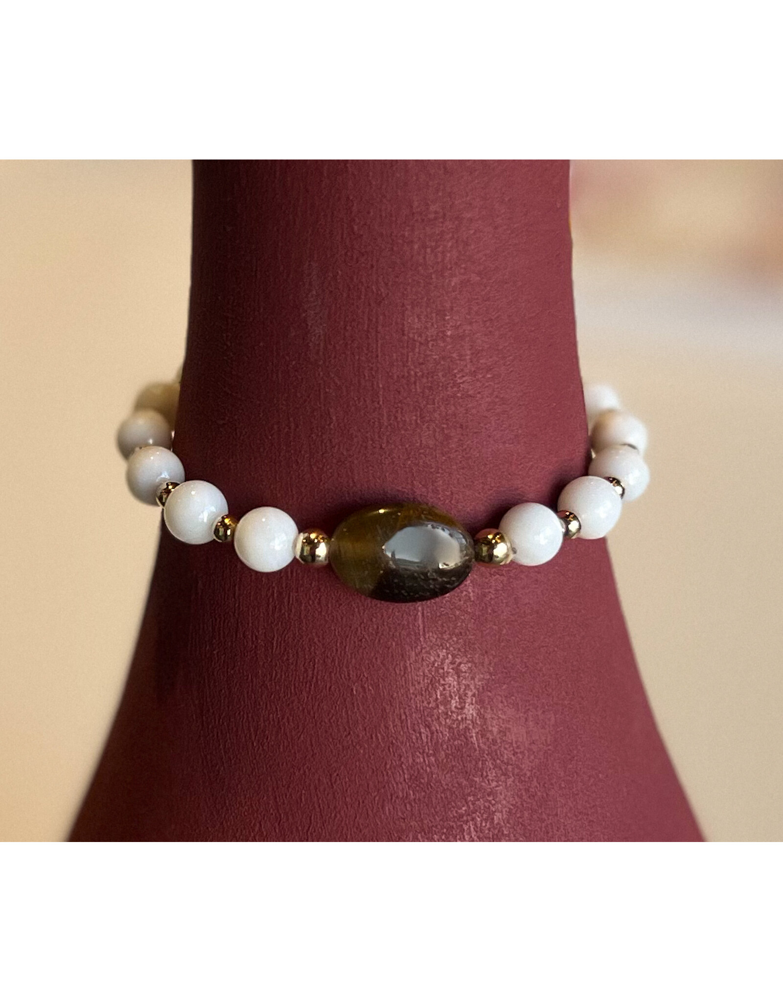 KODY TIGER'S EYE DISC BRACELET