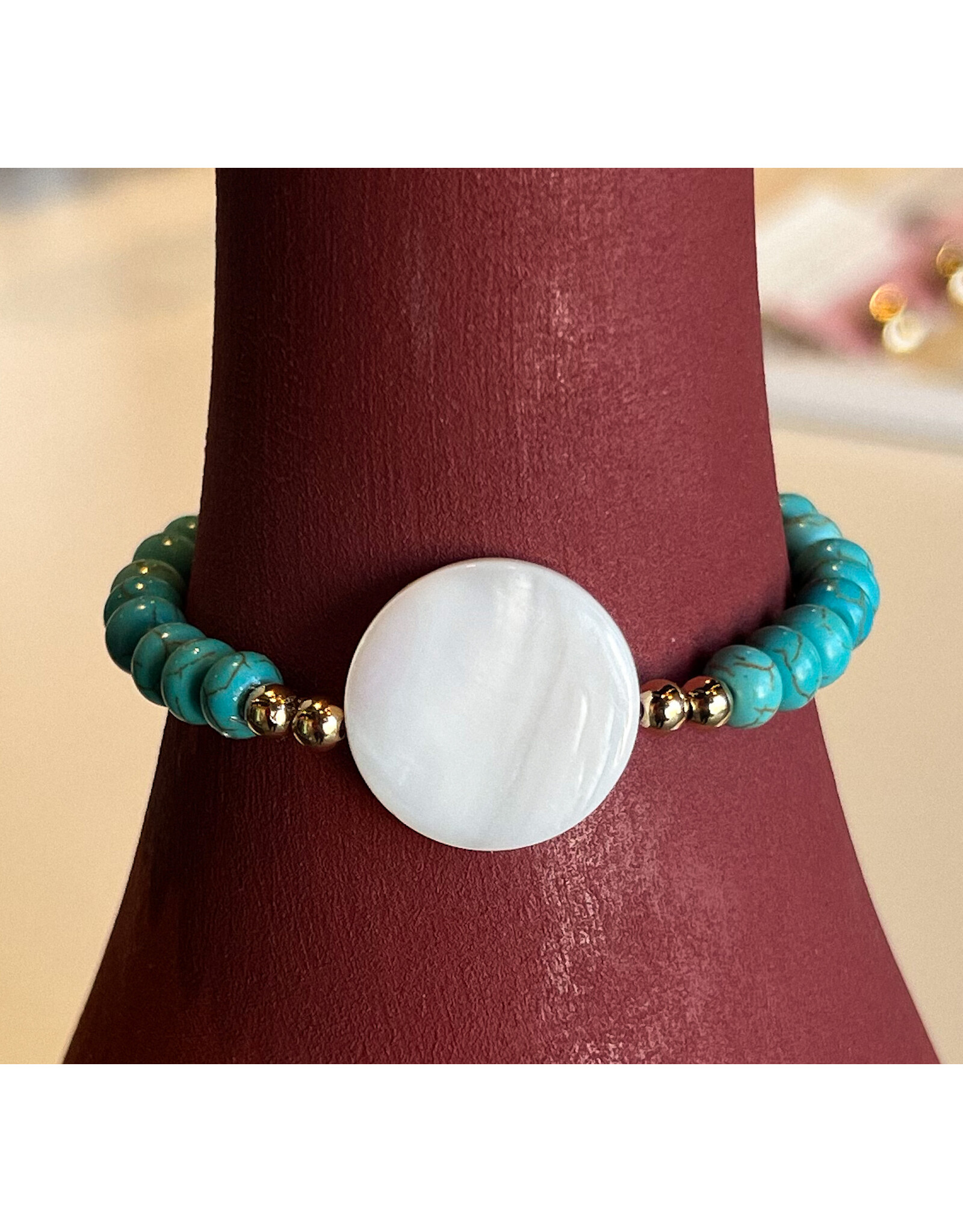 JORJA MOP DISC BRACELET