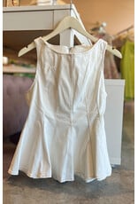 JADZIA PLEATED DETAIL TOP