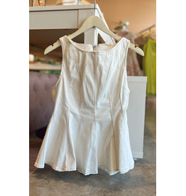 JADZIA PLEATED DETAIL TOP