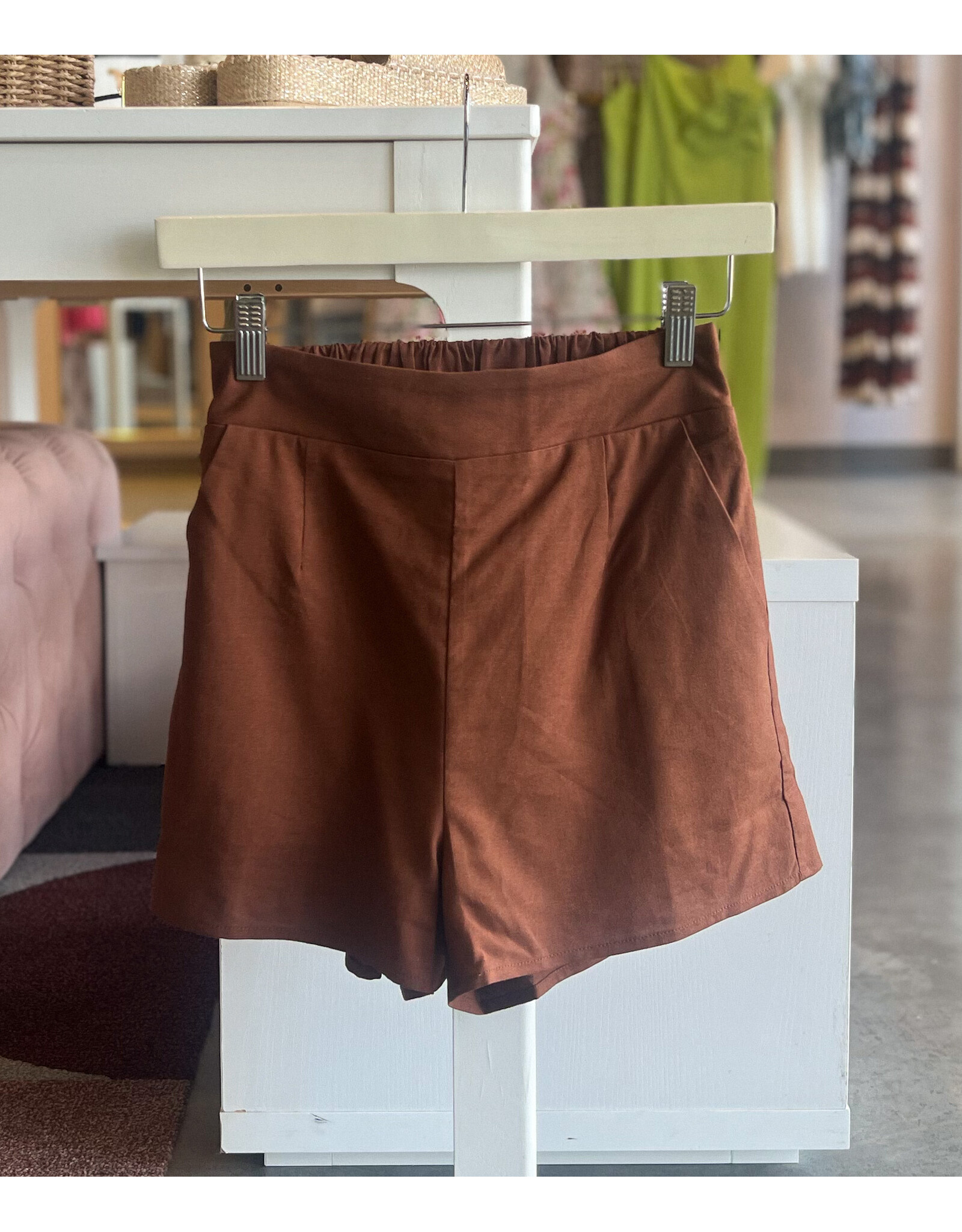 ISLA LINEN BLEND SHORTS
