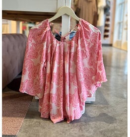 NILIMA FLORAL PAISLEY DOLMAN BLOUSE