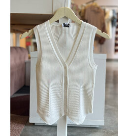 NETTO RIBBED SWEATER VEST