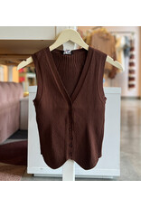 NETTO RIBBED SWEATER VEST