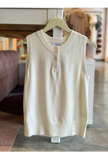 NEAH SLEEVELESS HENLEY VEST