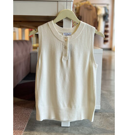 NEAH SLEEVELESS HENLEY VEST