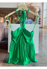 ANSTEY SILKY BEADED HALTER TOP
