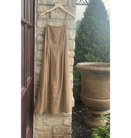 GENET SEAMED BODICE PLEATED MIDI DRESS