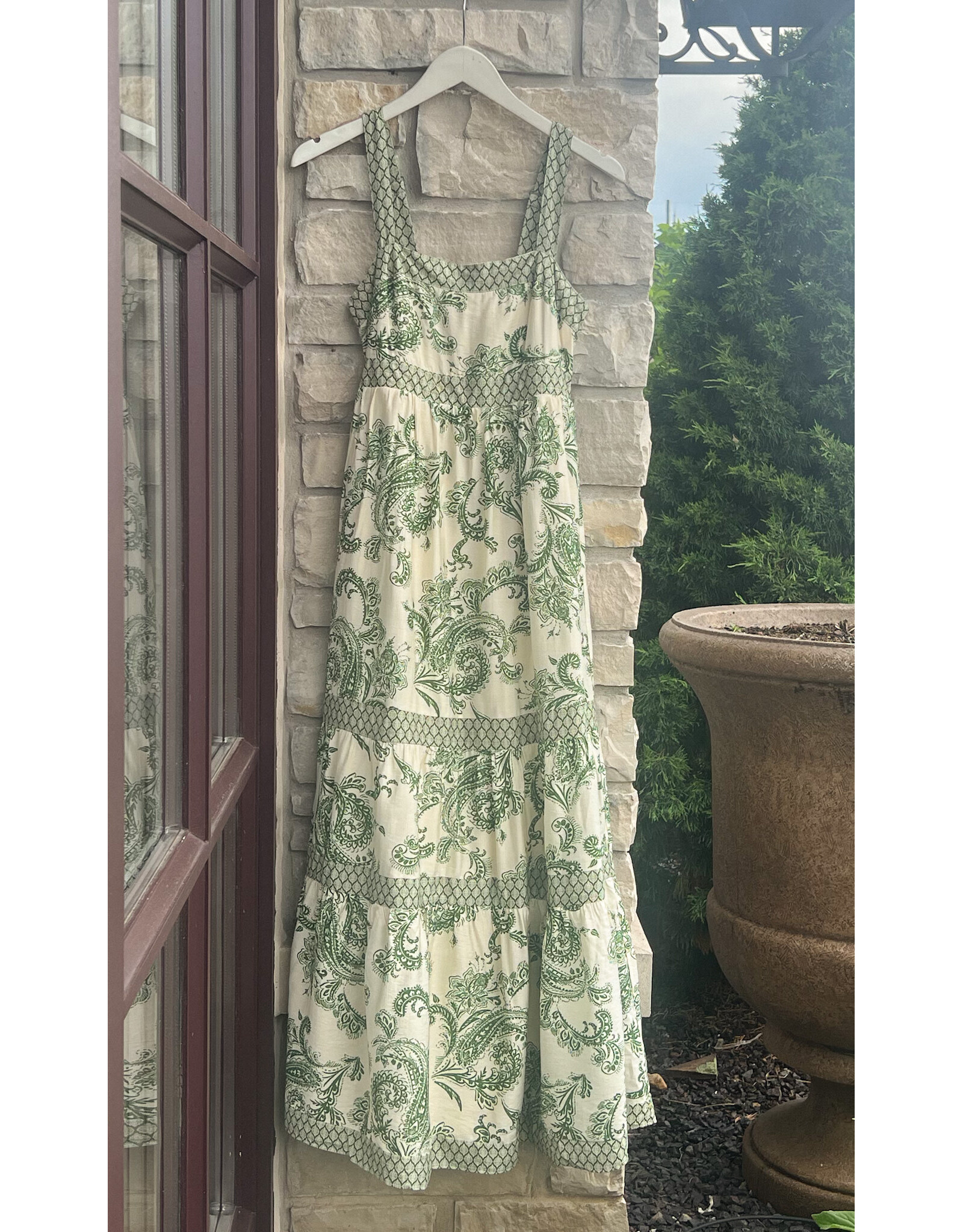 GHAUTH BANDED TIERED MAXI