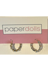 BRAMBLE CRYSTAL CUBIC HOOP