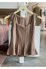 GIBBY PEPLUM HEM TOP