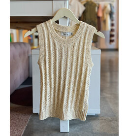 MONTANA OPEN KNIT SWEATER VEST