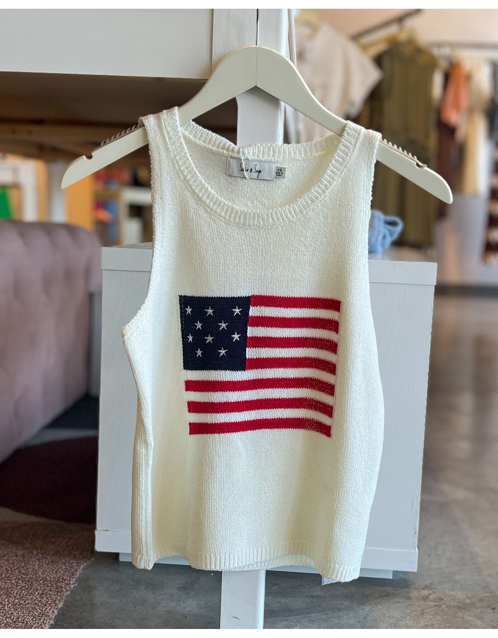 AMERICAN SPIRIT SWEATER TANK