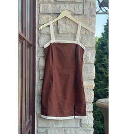 SADIE CONTRAST TRIM MINI DRESS