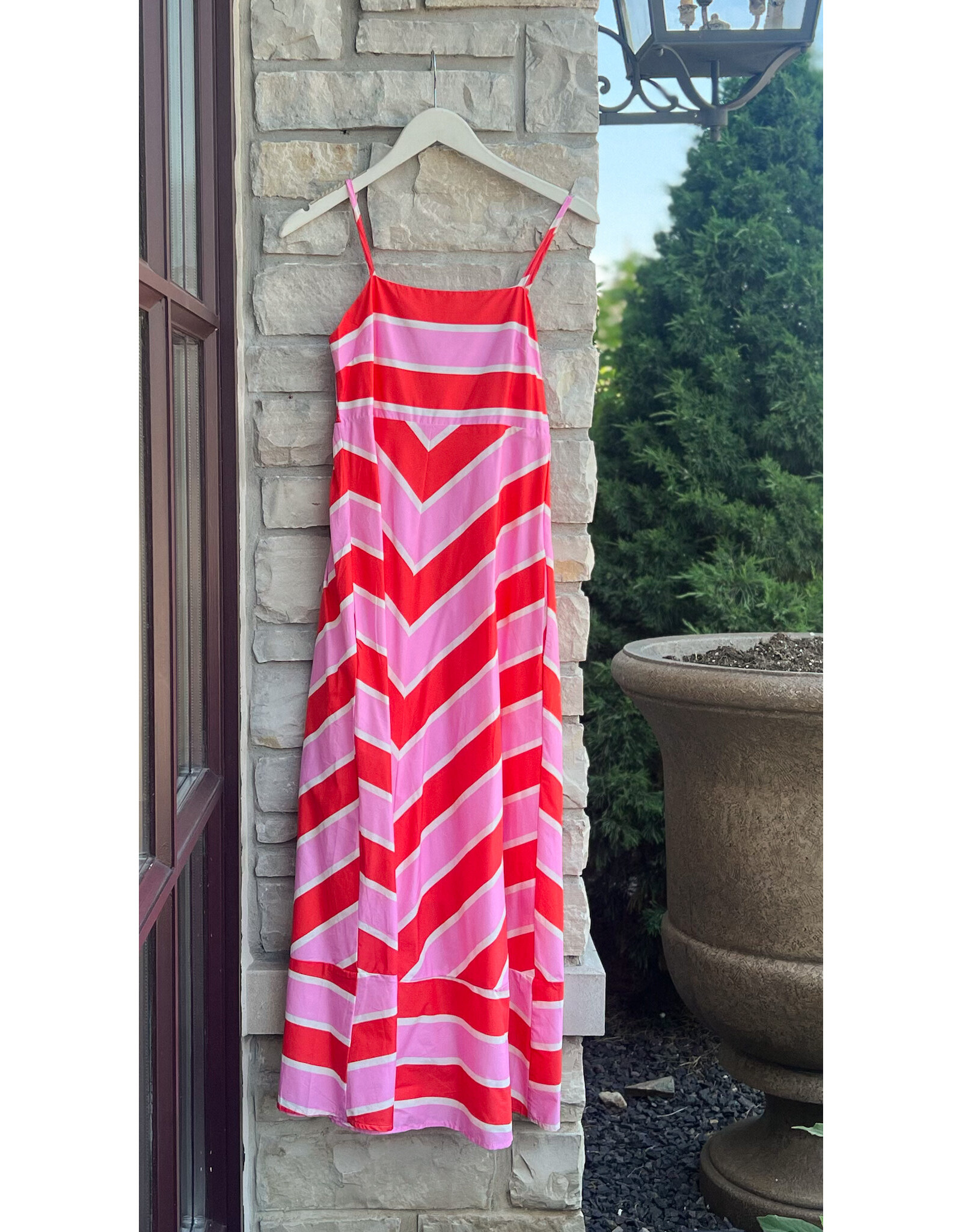 IKUYO CHEVRON DRESS