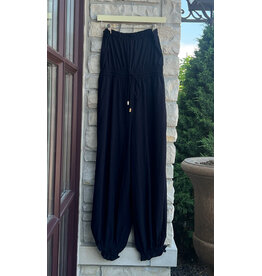 HIBA STRAPLESS BALLOON LEG JUMPSUIT