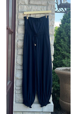HIBA STRAPLESS BALLOON LEG JUMPSUIT