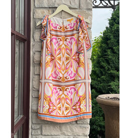 AGRIPPA PATTERNED PRINT DRESS