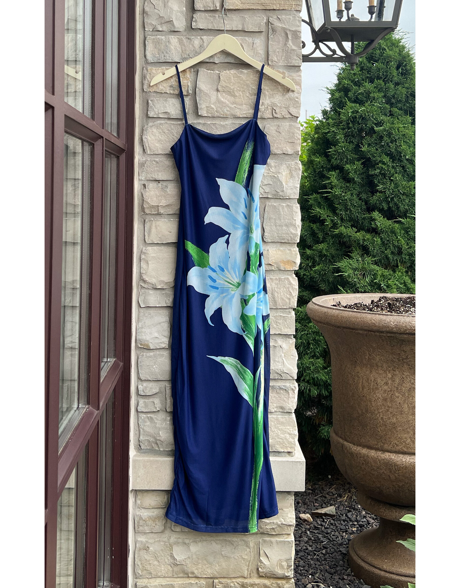 BRISIA FLORAL PRINT DETAIL DRESS