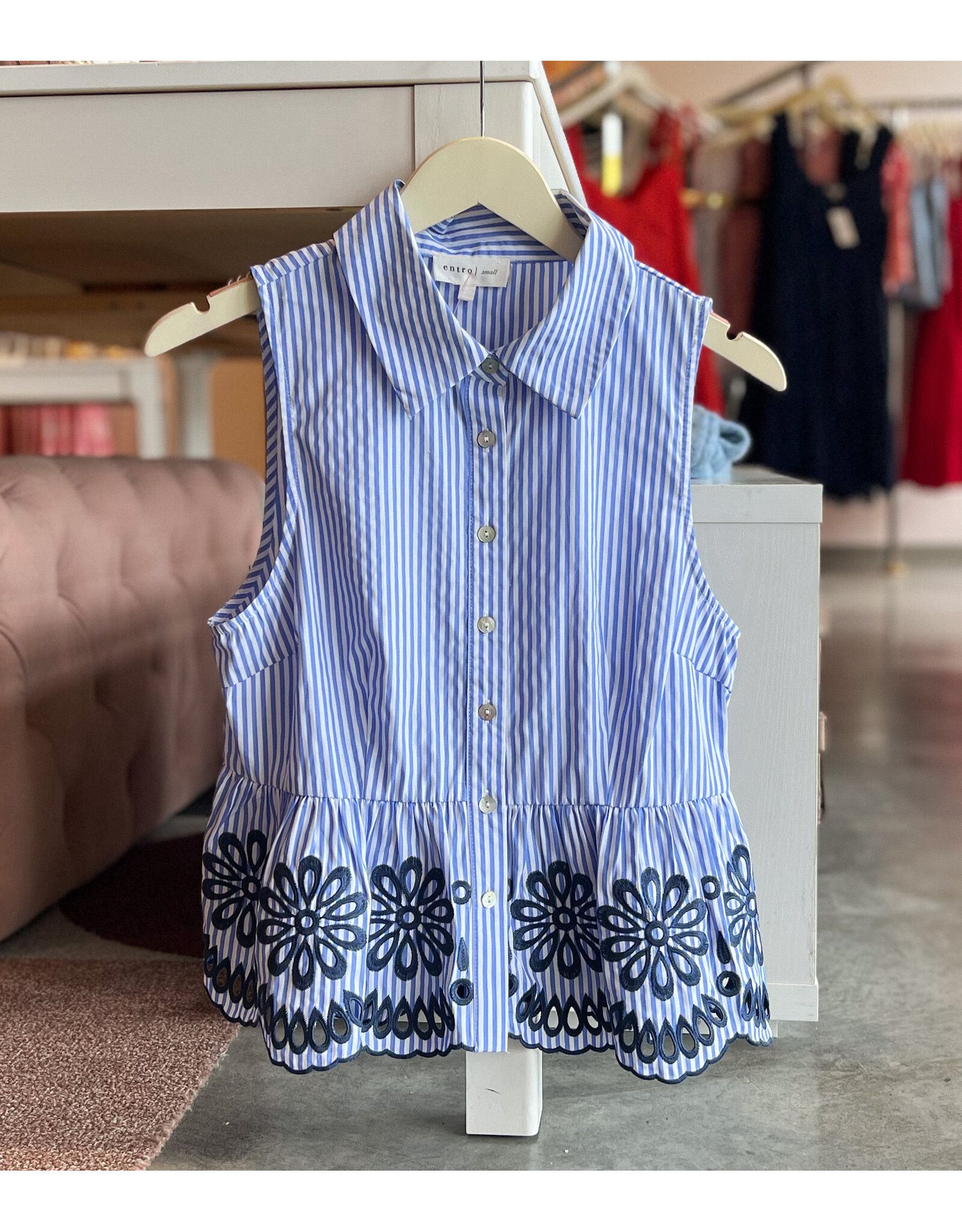 GAPHNA PEPLUM TOP