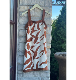 MAALI SLEEVELESS PRINTED DRESS