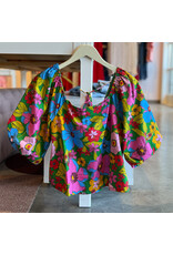 YANTSE GATHERED SLEEVE TOP
