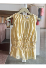 AVRIL RUCHED SLEEVELESS BLOUSE