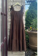 LANDRI MIDI TIERED DRESS